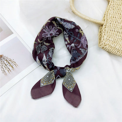 Women's & Men's Towel Silk Thin Hair Band Fashion Scarfs