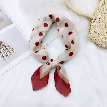 Women's & Men's Towel Silk Thin Hair Band Fashion Scarfs