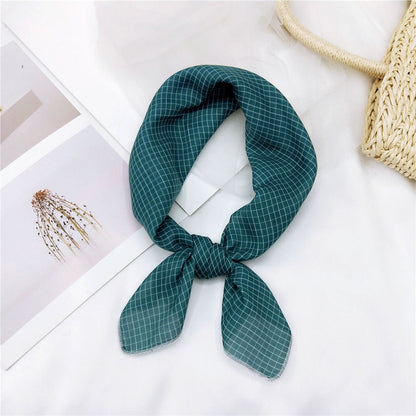 Women's & Men's Towel Silk Thin Hair Band Fashion Scarfs