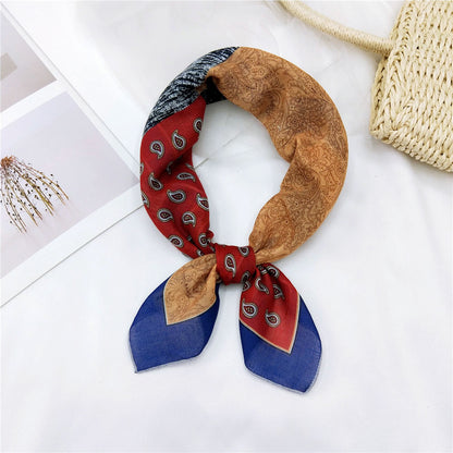 Women's & Men's Towel Silk Thin Hair Band Fashion Scarfs