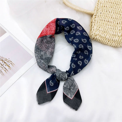 Women's & Men's Towel Silk Thin Hair Band Fashion Scarfs