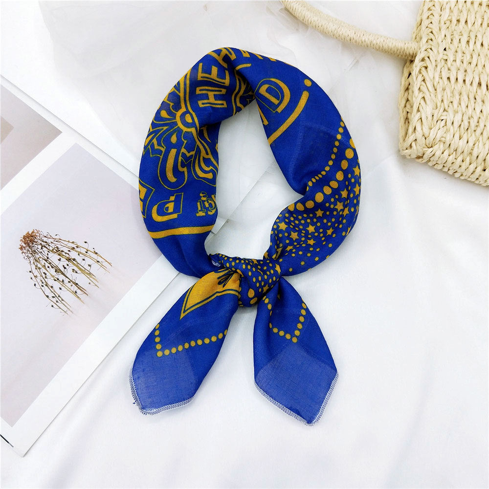 Women's & Men's Towel Silk Thin Hair Band Fashion Scarfs