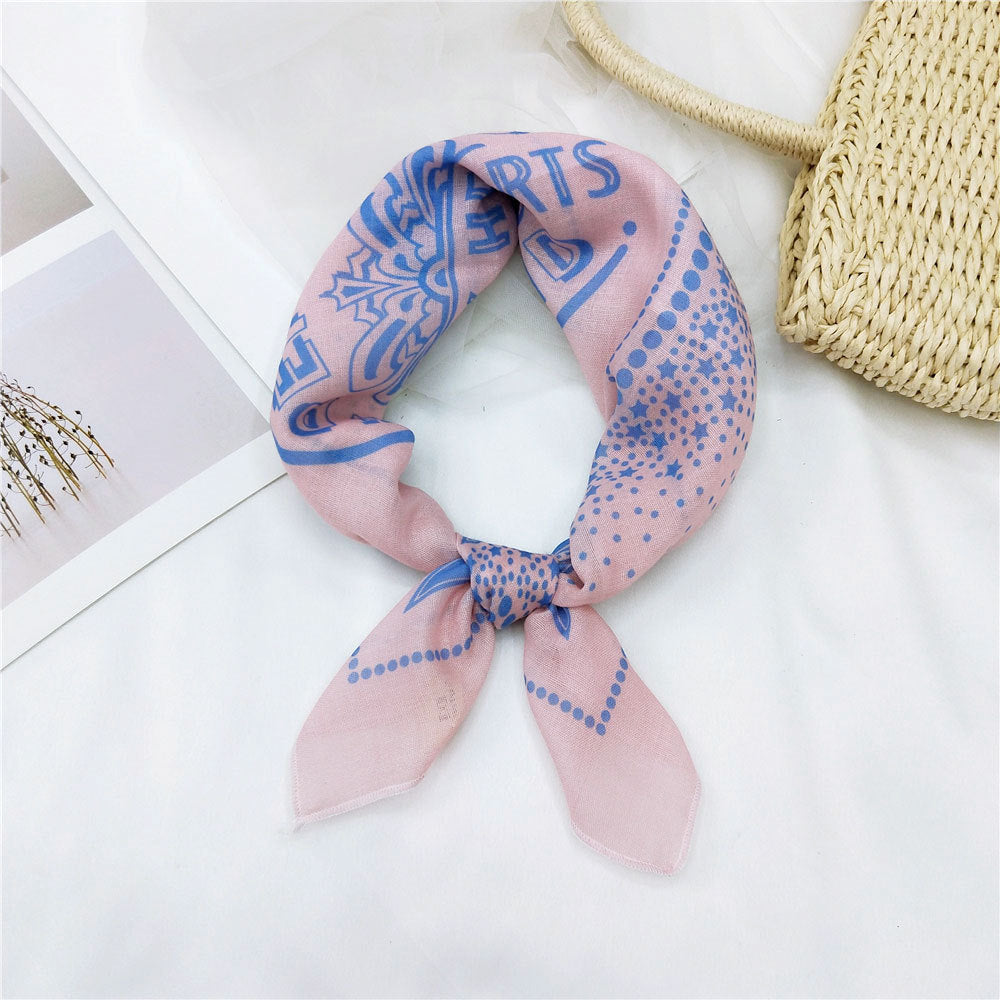 Women's & Men's Towel Silk Thin Hair Band Fashion Scarfs