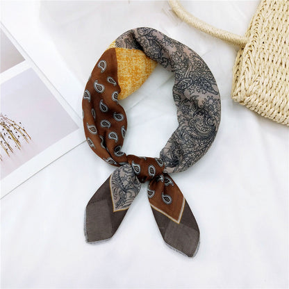 Women's & Men's Towel Silk Thin Hair Band Fashion Scarfs