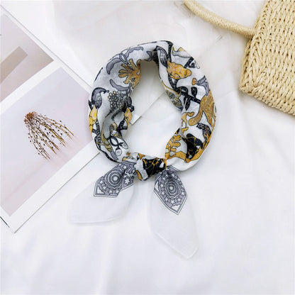 Women's & Men's Towel Silk Thin Hair Band Fashion Scarfs