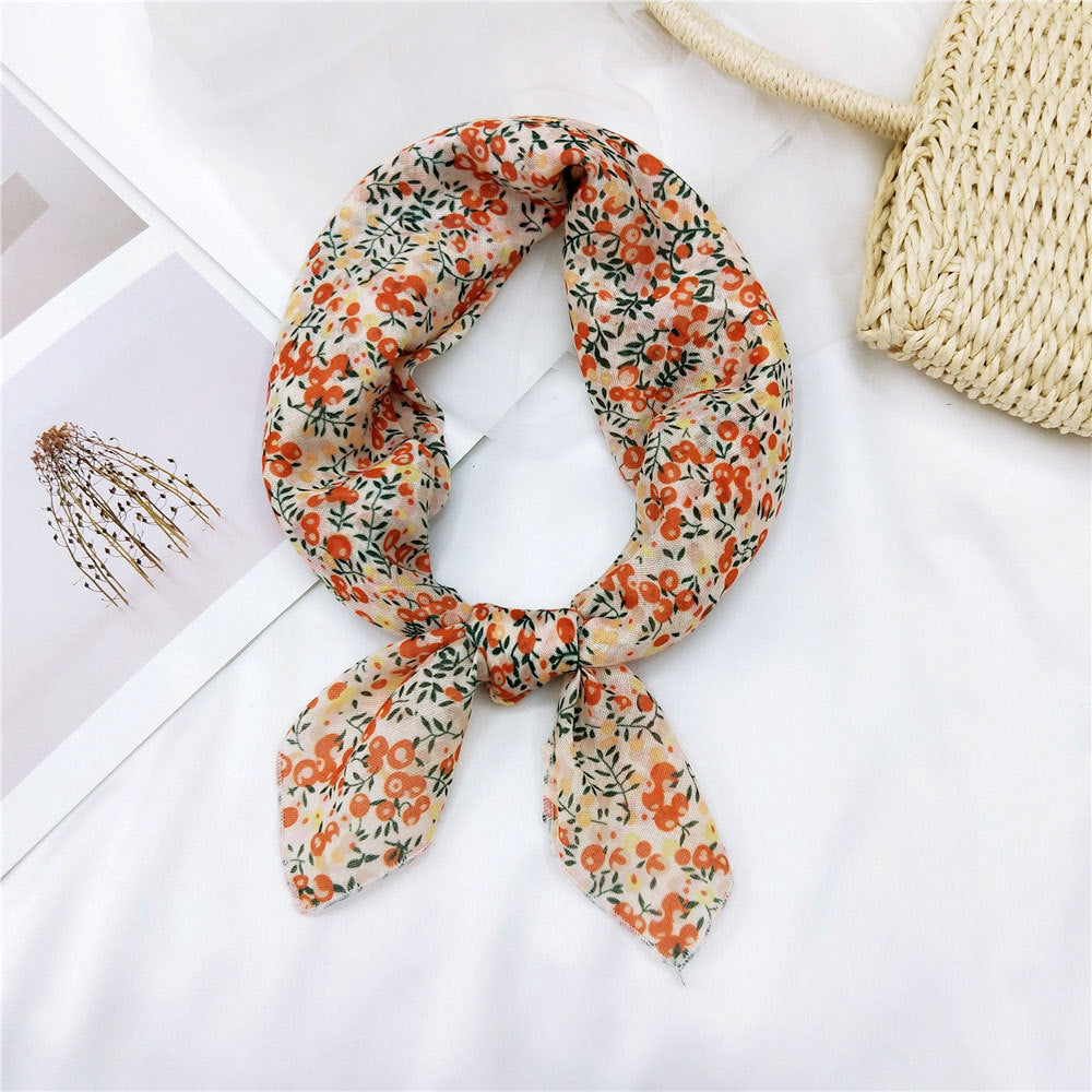 Women's & Men's Towel Silk Thin Hair Band Fashion Scarfs