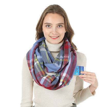 Pocket Unlimited Invisible Zipper Storage Travel Scarfs