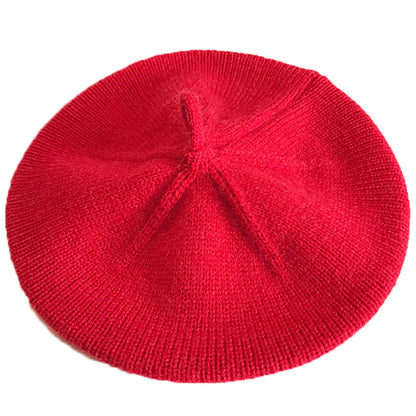 Children's Cat Brother Hat Fashion Beret Solid Color Trendy Kids' Headwear