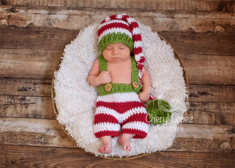 Christmas Graphy Hand-woven Clothes Hat Born Kids' Headwear