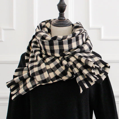 Winter Art Style Long Wild Thickened Scarfs