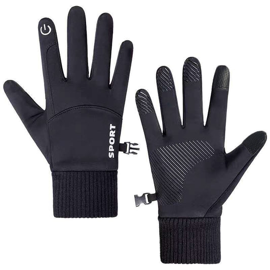 Men's Winter Cycling Warm With Veet Touch Gloves