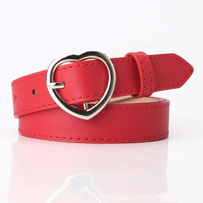 Women's Trendy Single Circle Casual Nude Imitation Belts