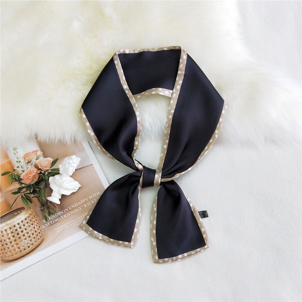 Women's Boxer Long Small Silk Korean Style Wrist Strap Scarfs