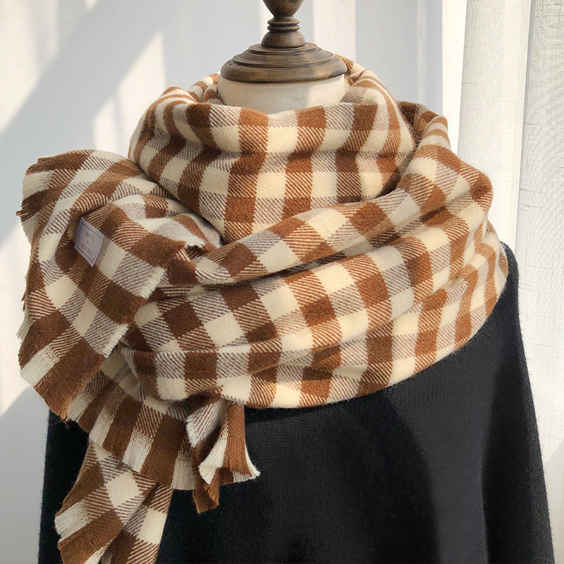 Winter Art Style Long Wild Thickened Scarfs