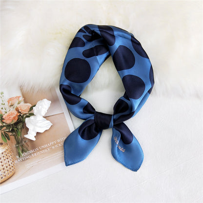 Women's Small Square Towel Versatile Decorative Artistic Scarfs