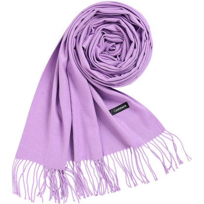 Women's Solid Color Shawl Warm Fashion Monochrome Scarfs