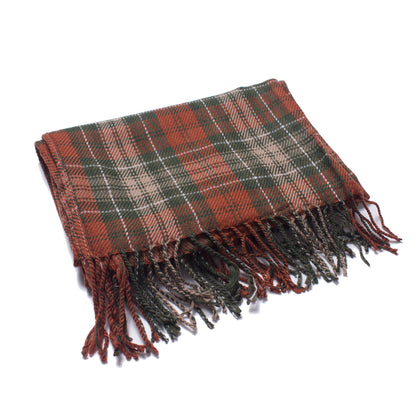 Men's British Style Lady Couple Fringe Bib Scarfs