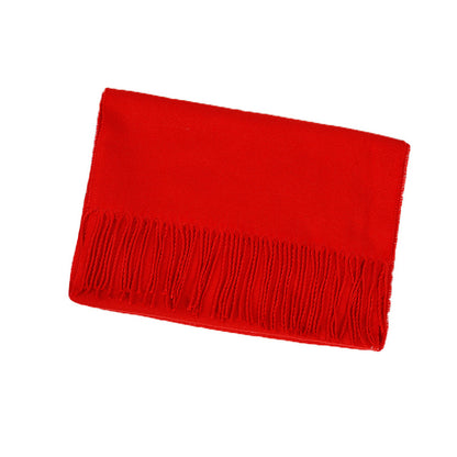 Fashion Solid Color Cashmere Thin Small Scarfs