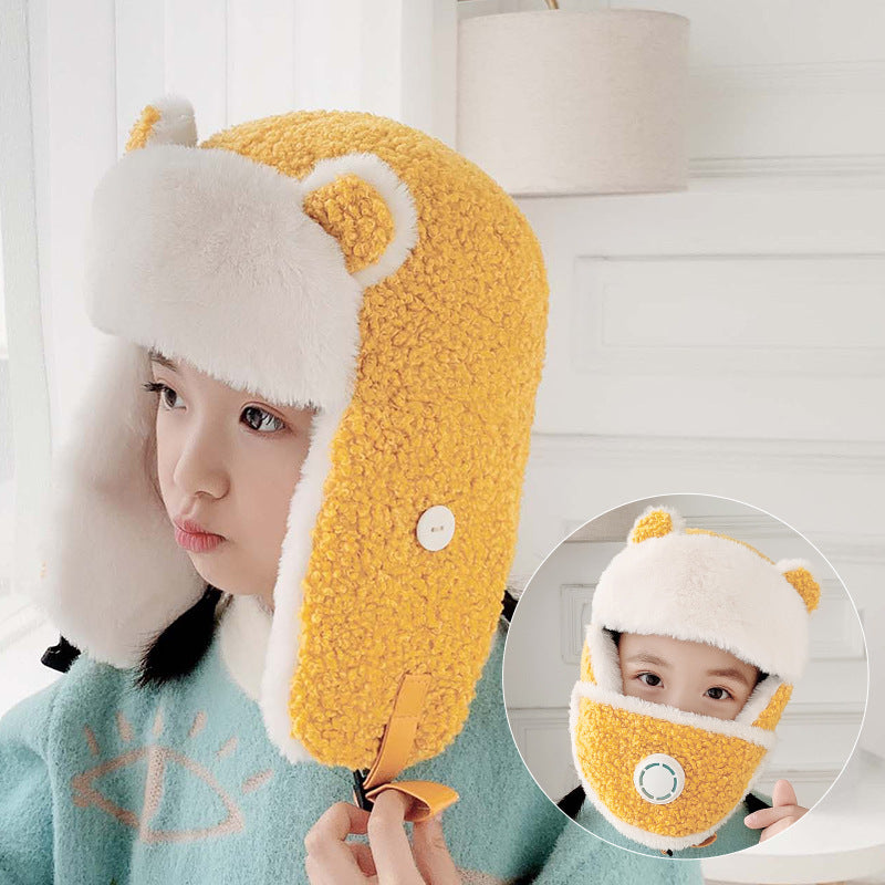 Children's Breathing Vae Of Mask Winter Boys Kids' Headwear