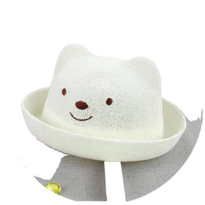 Children's Bear Styling Hat Classic Cute Basin Kids' Headwear