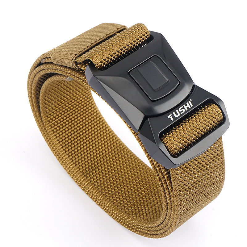 Men's Plug Nylon Waistband Combat Outdoor Sports Belts