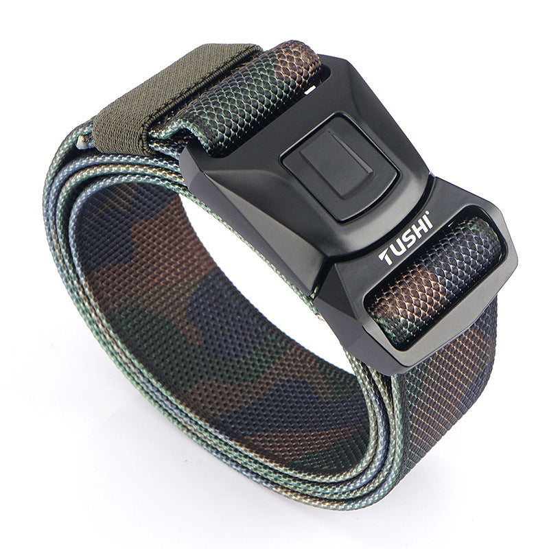 Men's Plug Nylon Waistband Combat Outdoor Sports Belts