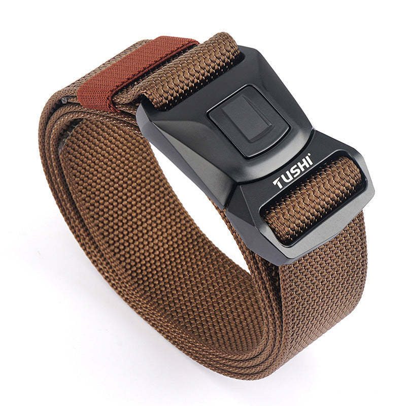 Men's Plug Nylon Waistband Combat Outdoor Sports Belts