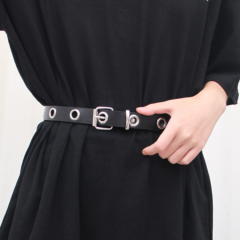 Women's Full Hole Decoration Fashion Korean Style Belts