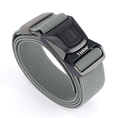 Men's Quick Release Buckle Tooling Outer Elastic Belts