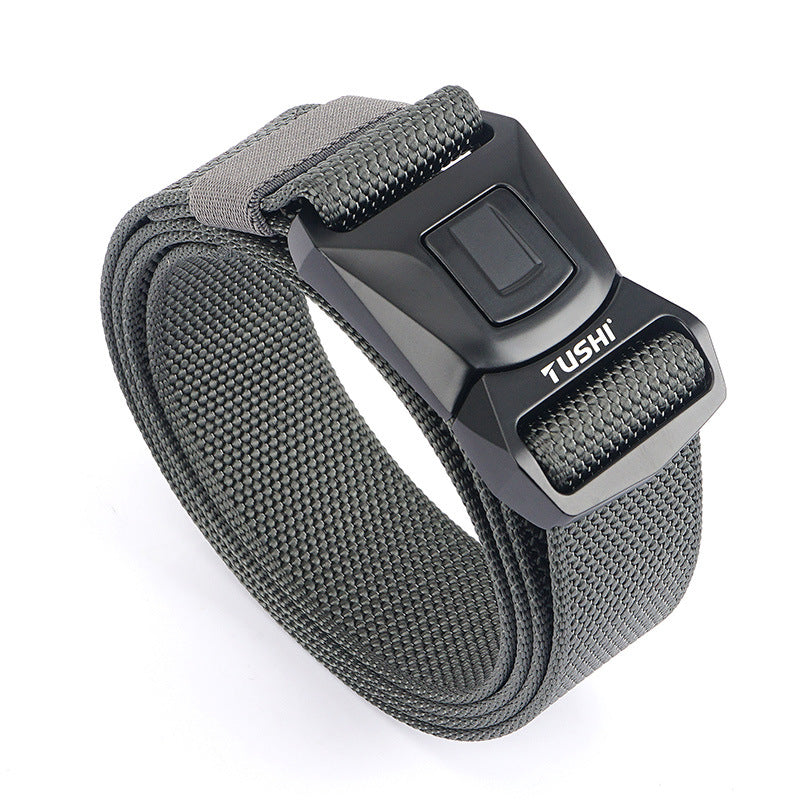 Men's Plug Nylon Waistband Combat Outdoor Sports Belts