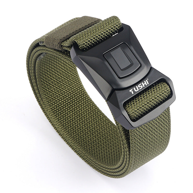 Men's Plug Nylon Waistband Combat Outdoor Sports Belts