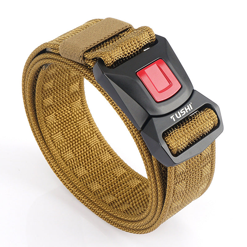 Men's Quick Release Buckle Tactical Sports Outdoor Belts