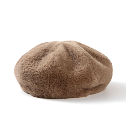 Women's Beret Hat Korean Style Plush Warm Hats & Caps