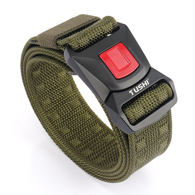 Men's Quick Release Buckle Tactical Sports Outdoor Belts