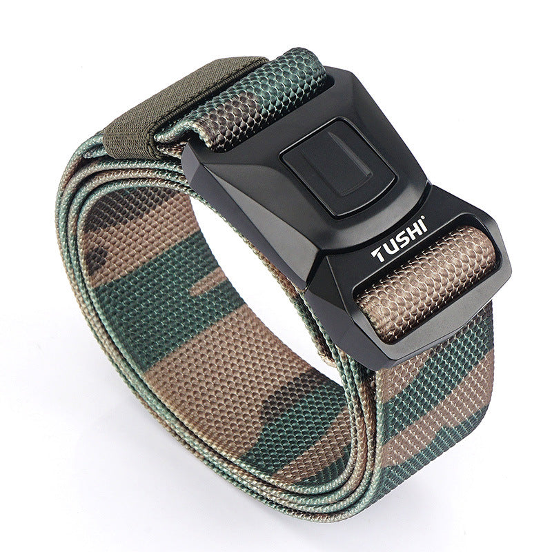 Men's Plug Nylon Waistband Combat Outdoor Sports Belts