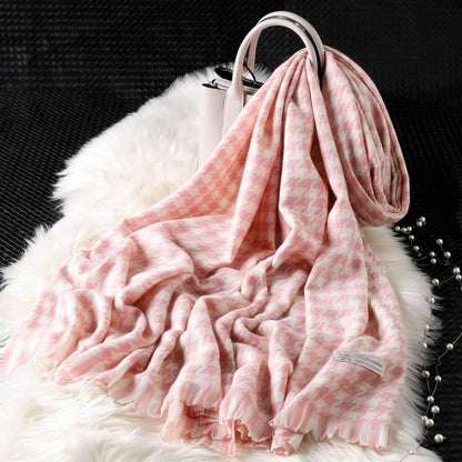 Women's Classic Plaid Casual Warm British Shawl Scarfs