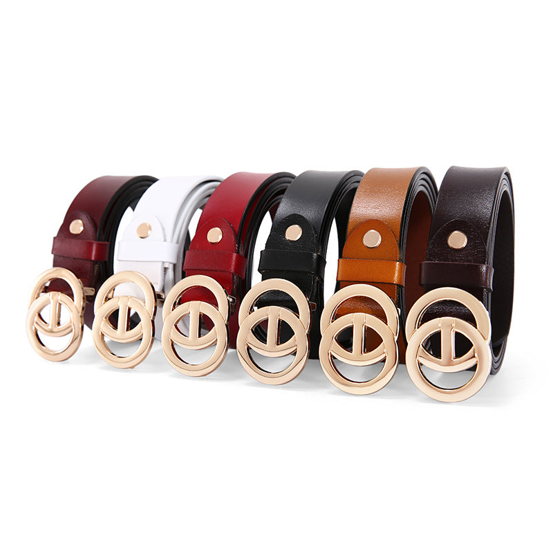 Pants Fashionable Genuine Leather Pure Cowhide Belts