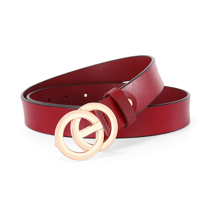 Pants Fashionable Genuine Leather Pure Cowhide Belts