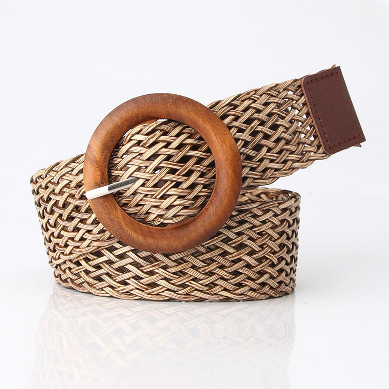 Women's Woven Trendy Dress Decoration Fashion Belts