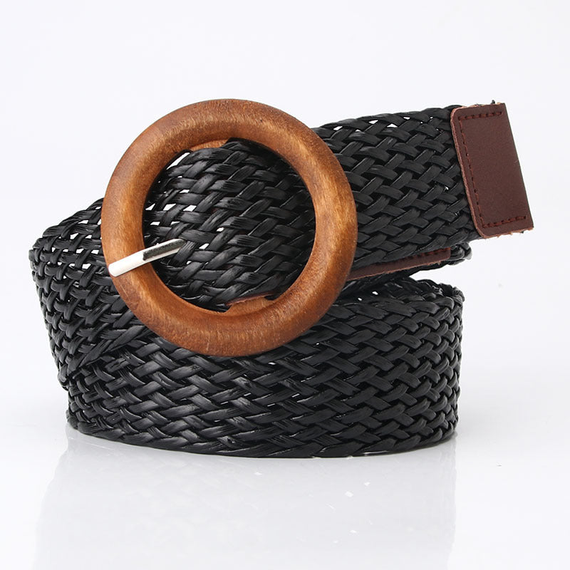 Women's Woven Trendy Dress Decoration Fashion Belts