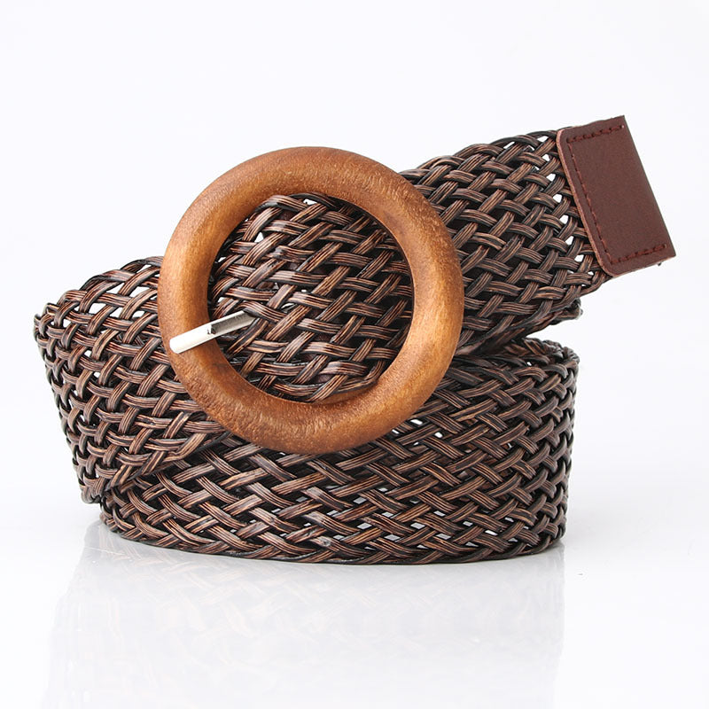 Women's Woven Trendy Dress Decoration Fashion Belts