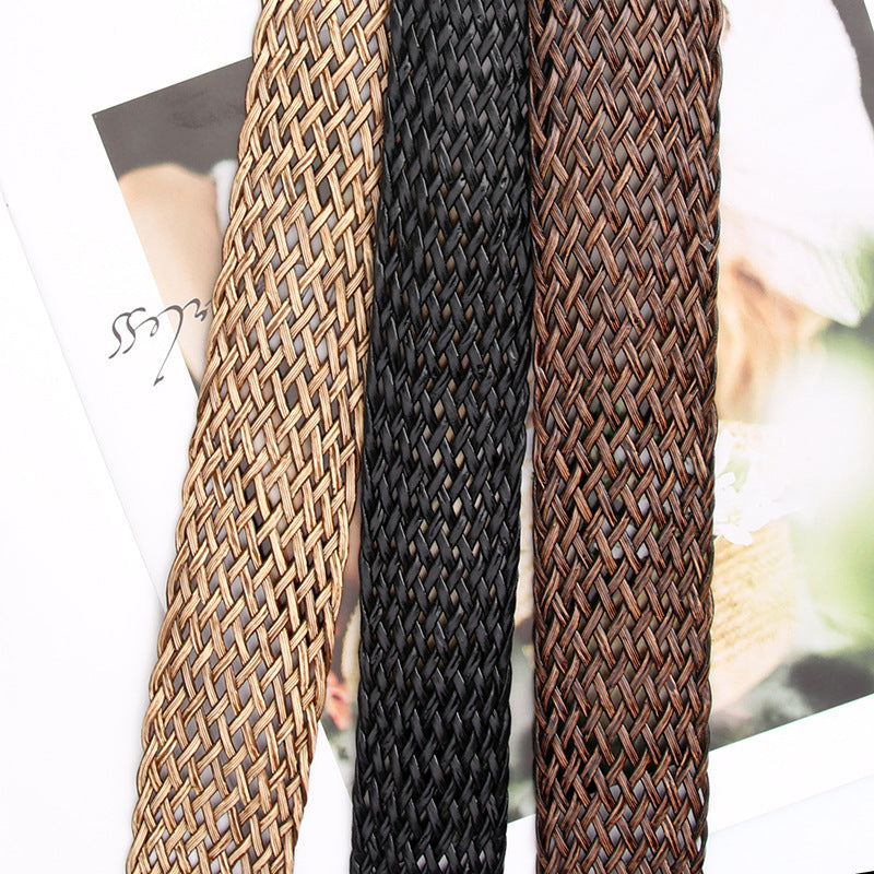 Women's Woven Trendy Dress Decoration Fashion Belts