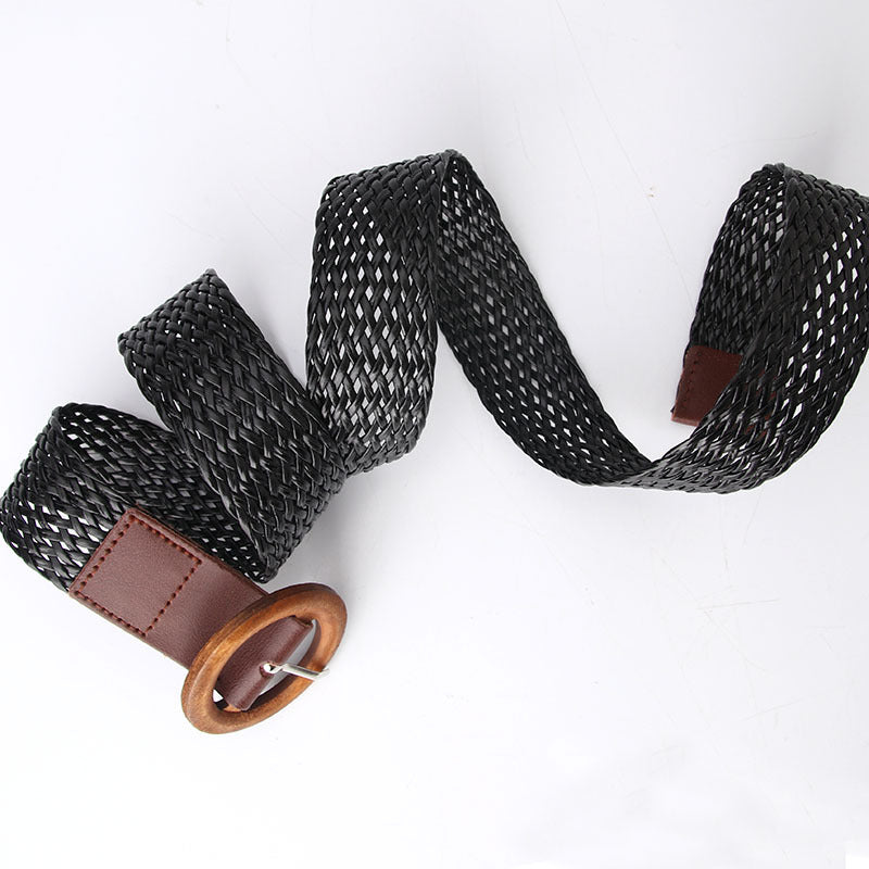 Women's Woven Trendy Dress Decoration Fashion Belts