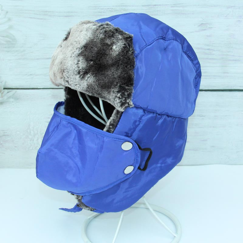 Northeast Winter Thickened Warm Boys Waterproof Skiing Middle Kids' Headwear