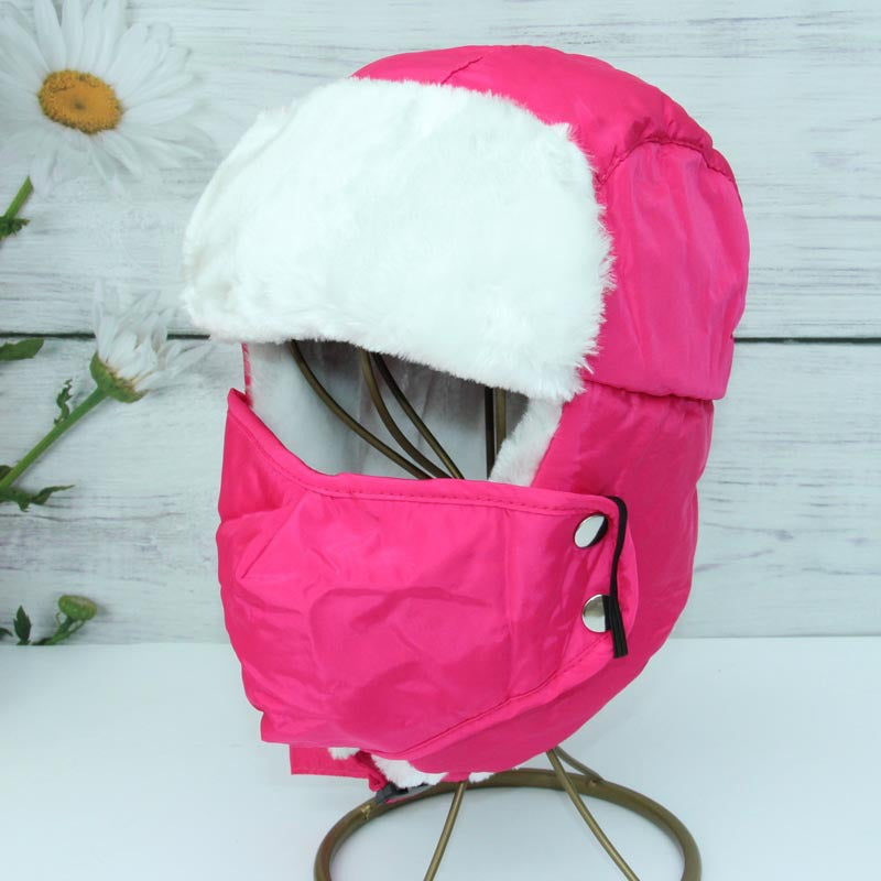 Northeast Winter Thickened Warm Boys Waterproof Skiing Middle Kids' Headwear