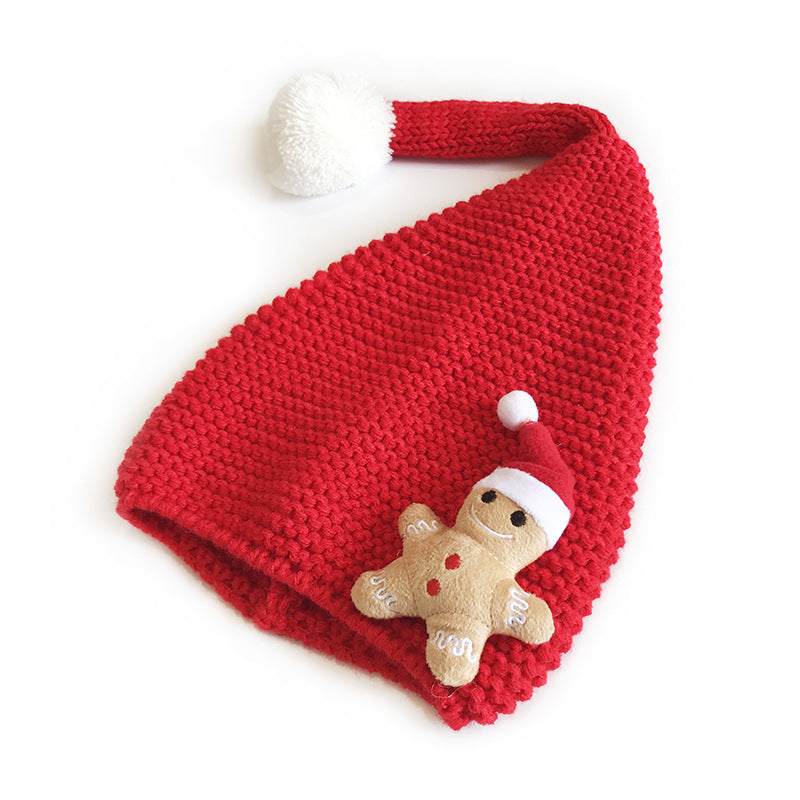 Children's Christmas Sweet Fur Ball Cute Thermal Kids' Headwear