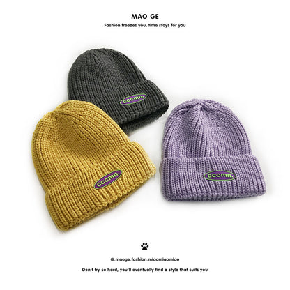 Style Hip Hop Wool Knitted Hat Kids' Headwear