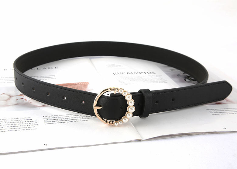 Women's Pin Buckle Korean Simple Retro Fashion Decoration Belts