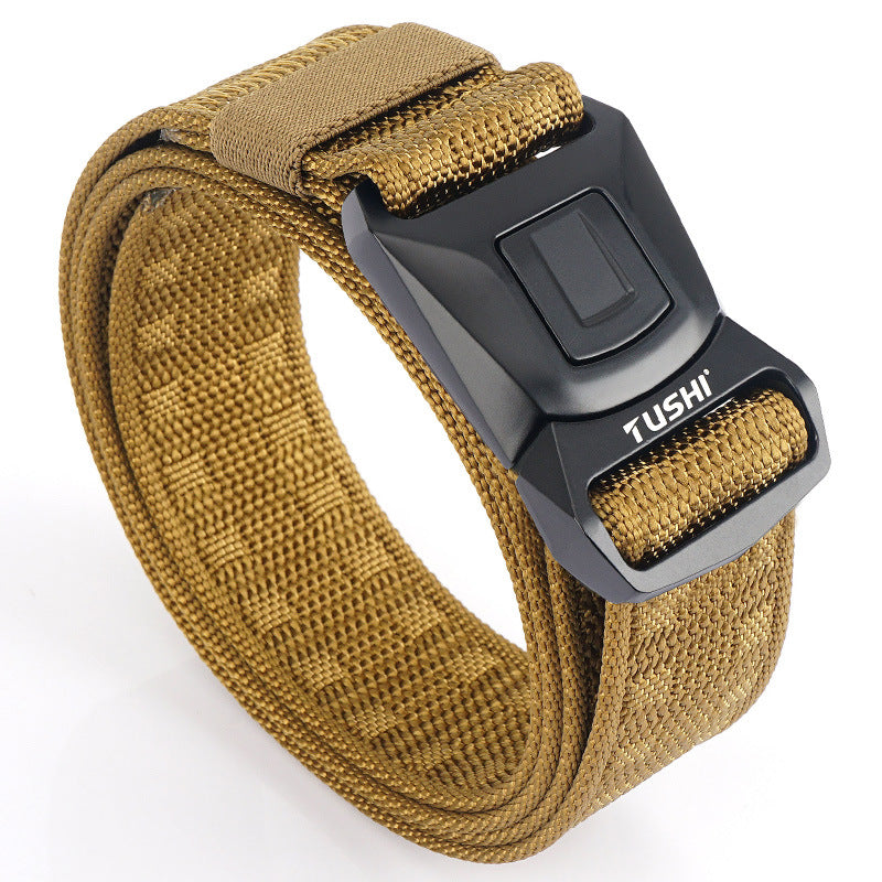 Men's Quick Release Buckle Tactical Sports Outdoor Belts