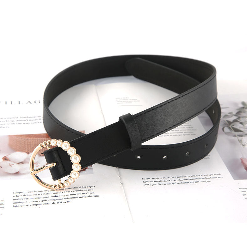 Women's Pin Buckle Korean Simple Retro Fashion Decoration Belts